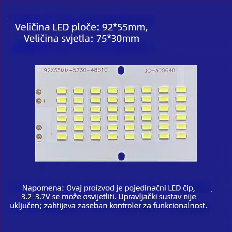 Guanyi solarna ulična svjetiljka, bez upravljača, integrirani LED flood panel 30W/50W
