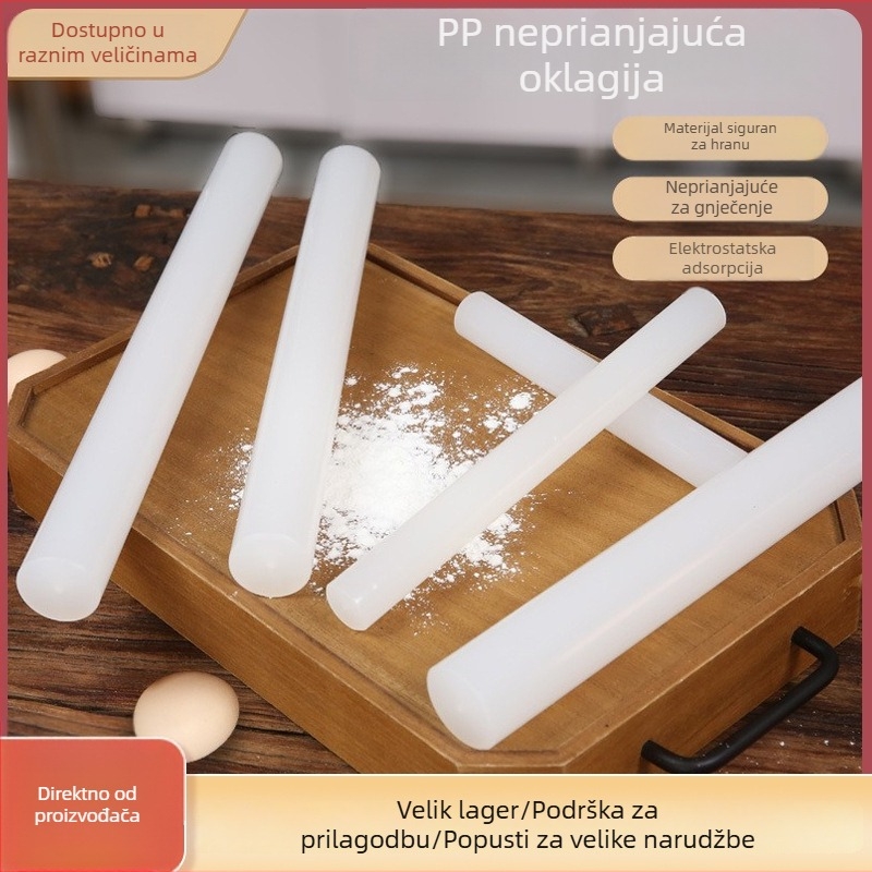 PP ne lijepljivi plastični valjak za tijesto i fondant – kućno pečenje