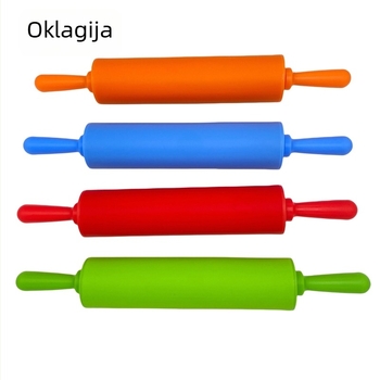Valjak za tijesto od silikona, prehrambene kvalitete, neprijanjajući, malog promjera, za tijesto, tjesteninu i listove za knedle