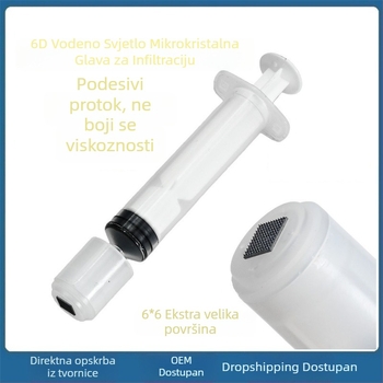 6D nano mikrokrystalni uređaj za kućnu infuziju sa vodom svjetlom, nano kristalni čip za plitku infuziju, bezbolan, prijenosan