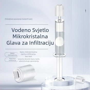 6D nano mikrokrystalni uređaj za kućnu infuziju sa vodom svjetlom, nano kristalni čip za plitku infuziju, bezbolan, prijenosan
