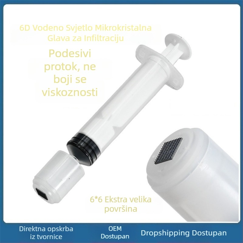 6D nano mikrokrystalni uređaj za kućnu infuziju sa vodom svjetlom, nano kristalni čip za plitku infuziju, bezbolan, prijenosan
