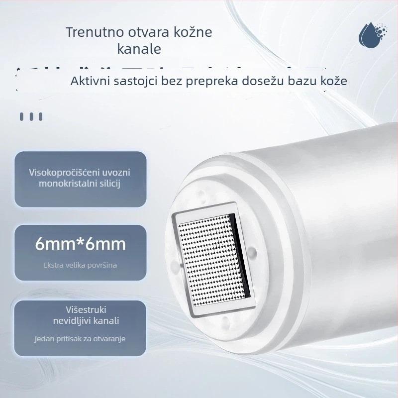 6D nano mikrokrystalni uređaj za kućnu infuziju sa vodom svjetlom, nano kristalni čip za plitku infuziju, bezbolan, prijenosan