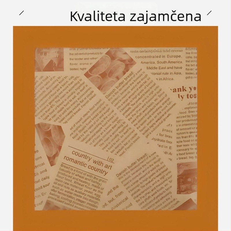 Papir za apsorpciju masnoće za kuhanje – papir za pečenje i grill papir, pogodan za pomfrit, burgere i kruh