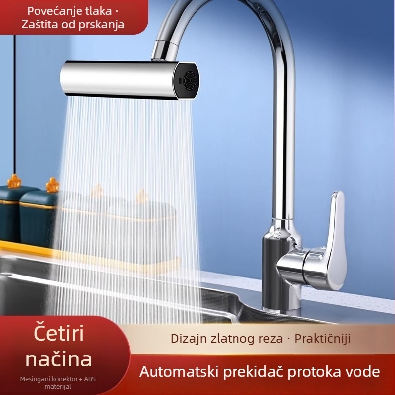 Raindance univerzalni produživač slavine za kuhinju, zaštita od prskanja, rotirajući aerator i produžni adapter