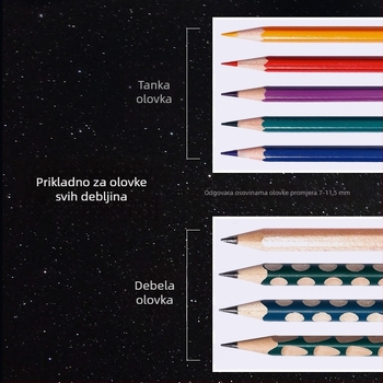 Automatska oštrivač olovaka s temom astronauta, velike rupe, električni, model 8188, za učenike osnovne škole.