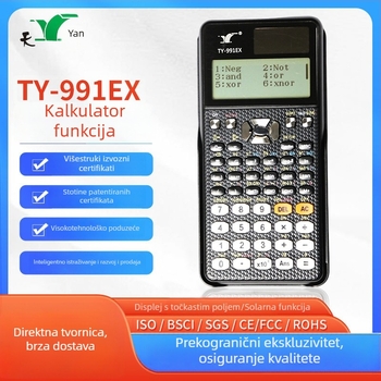 TY-991EX-298 višenamjenski znanstveni kalkulator za ispite srednje škole i studenata
