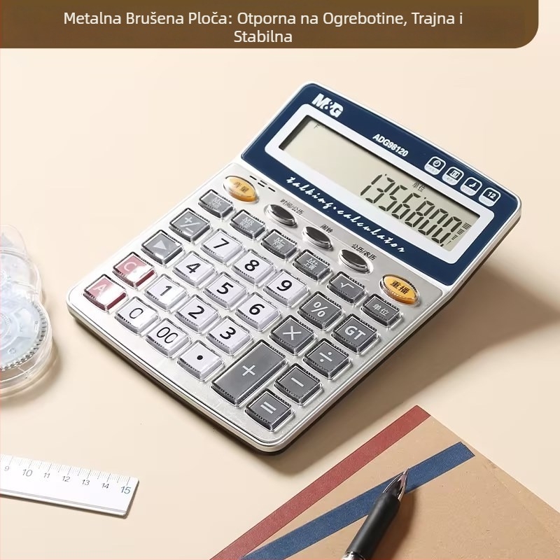 Financijski kalkulator Adg 98120, 12-znamenkasti zaslon