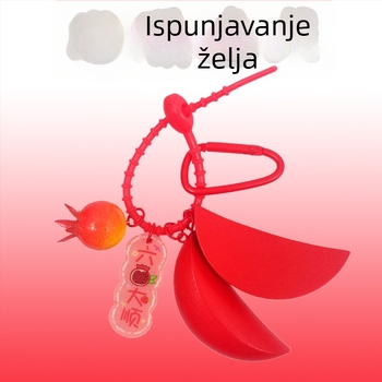 Privjesak za torbicu Sveti Gral – mini trofejna čašica s Yin–Yang motivom