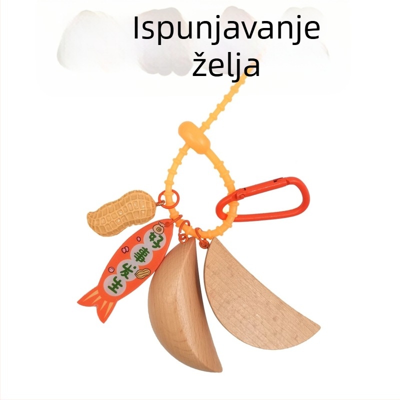 Privjesak za torbicu Sveti Gral – mini trofejna čašica s Yin–Yang motivom