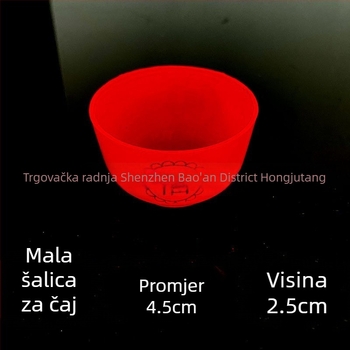 Plastična čaša za vino, čajna šalica, štapići za jelo i Buddha darivna čaša