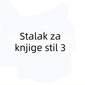 Drveni stalak za knjige s morskom temom – dekorativni predmet za stol
