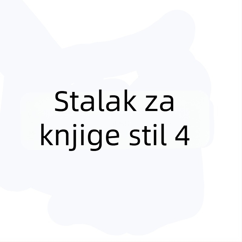 Drveni stalak za knjige s morskom temom – dekorativni predmet za stol