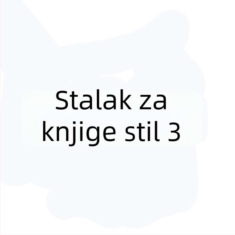 Drveni stalak za knjige s morskom temom – dekorativni predmet za stol
