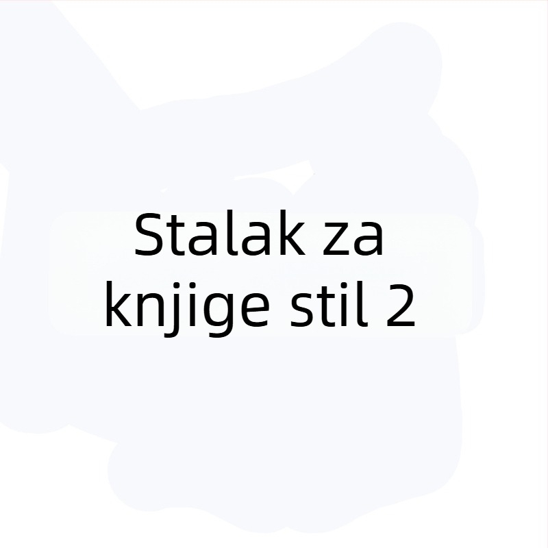 Drveni stalak za knjige s morskom temom – dekorativni predmet za stol