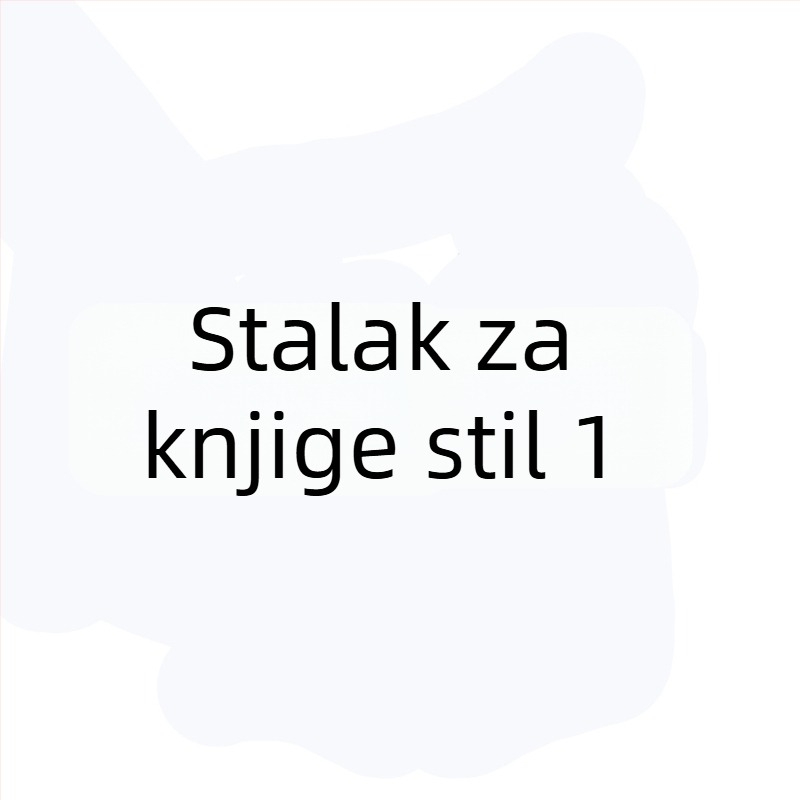 Drveni stalak za knjige s morskom temom – dekorativni predmet za stol