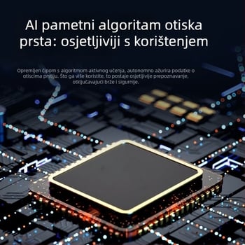 HD video interfon s mačjim okom, zaključavanje s lozinkom, otvaranje jednim zahvatom, zaključavanje otiskom prsta, poluautomatno pametno zaključavanje vrata
