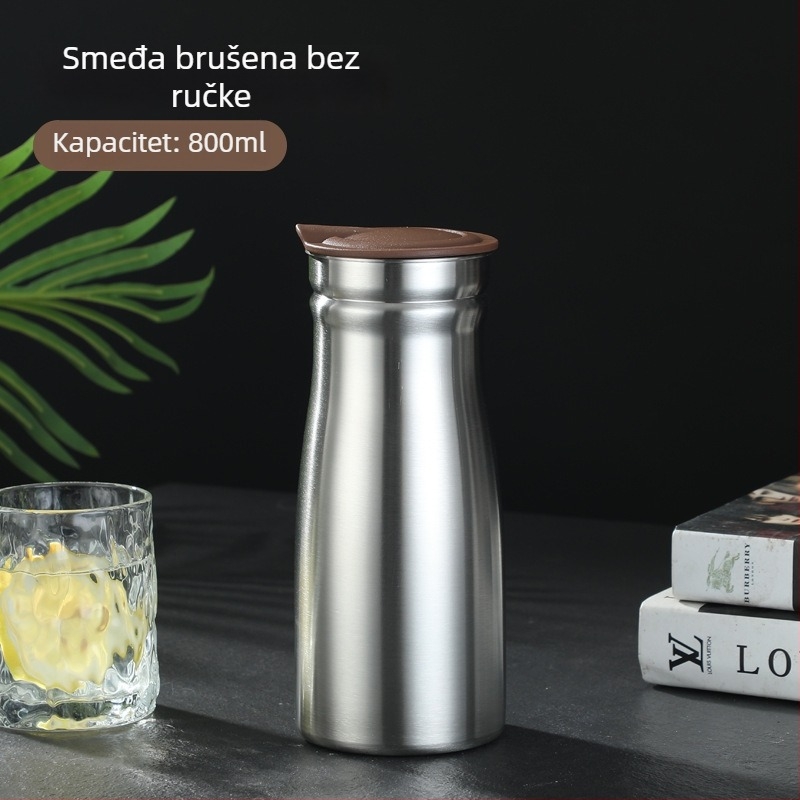Vakuumski izolirani čajnik od nehrđajućeg čelika, veliki kapacitet, europski stil