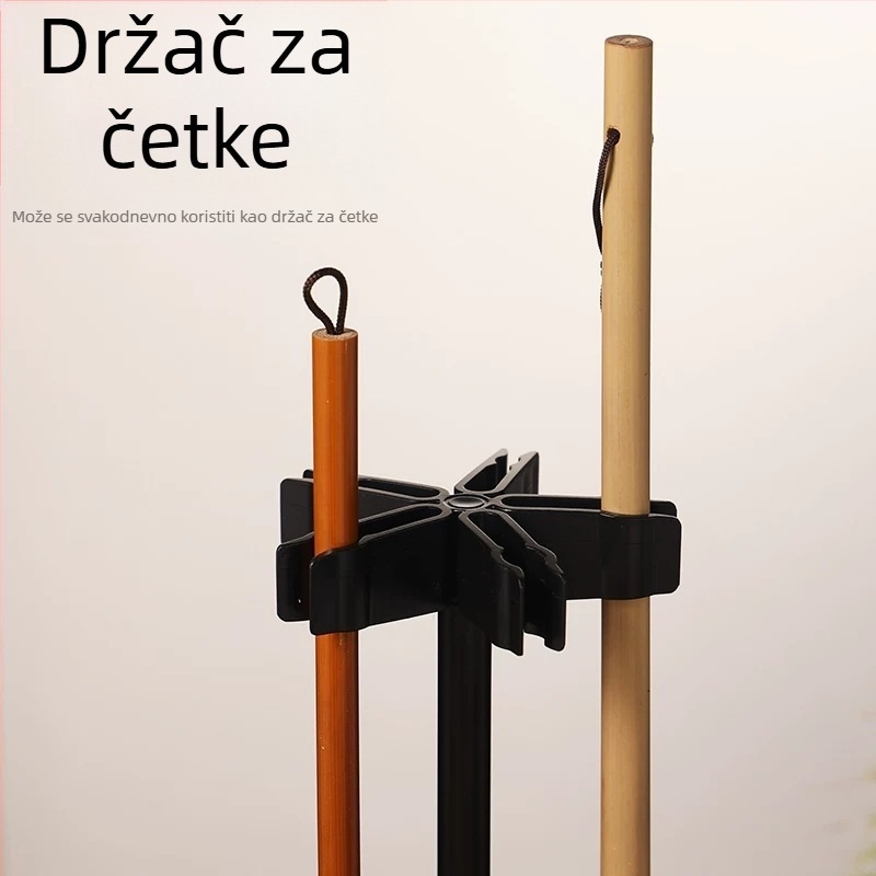 Držač za četkice s pet glavama, s motivom šljive, višenamjenski stalak za sušenje kaligrafijskih četkica, minimalistički novi kineski stil