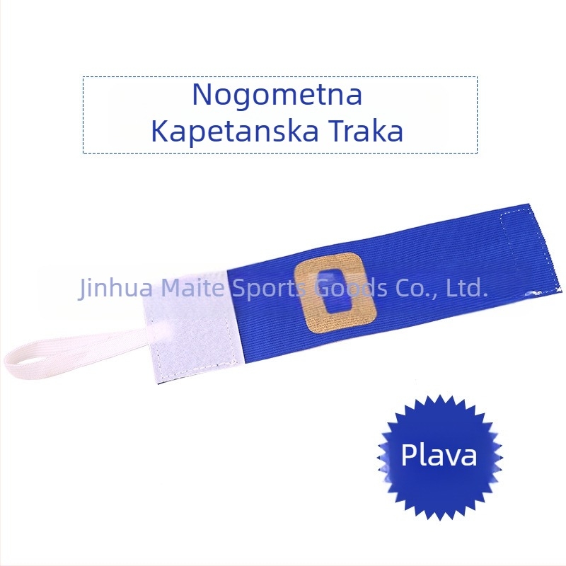 Kapetanova narukvica za nogometne treninge i utakmice, Velcro narukvica za djecu, vanjski timski grb s mogućnošću ispisa logotipa