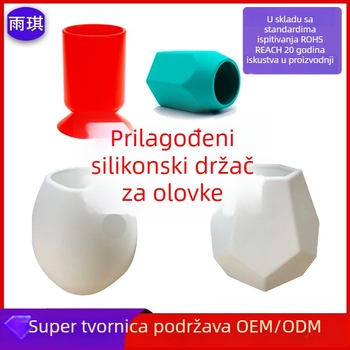 Kružni silikonski držač za olovke, stolni organizator za učenike, kutija za šminku i sitne dodatke