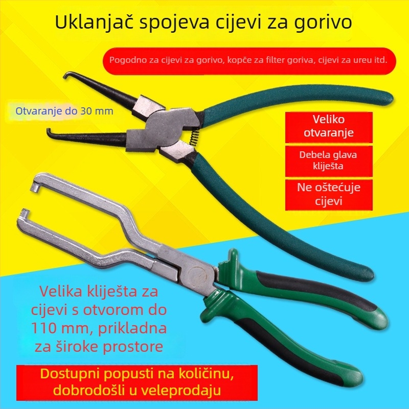 Automobilske kliješta za uljni cjevovod i alat za demontažu brzog spojnog priključka goriva