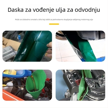 Fleksibilni alat za odvod ulja sa sklopivim lijevkom