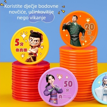 Nezha dječja kartica bodova i studentske nagradne novčiće – plastične poticajne novčiće i diskovi za razmjenu