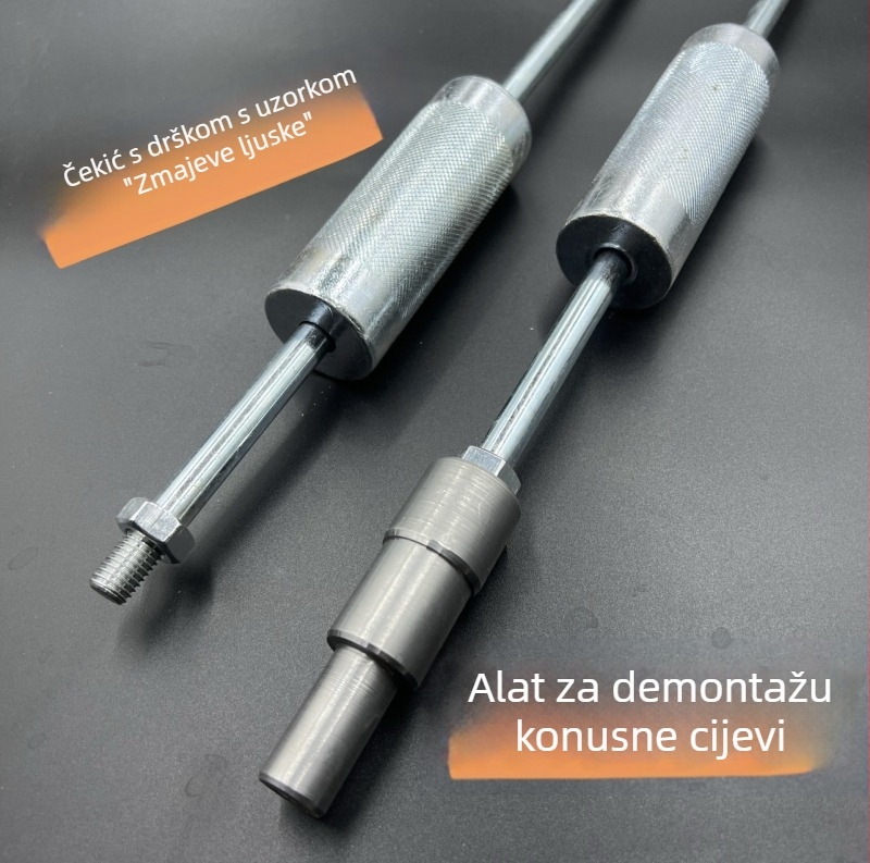 Potpun set za uklanjanje pinova iz aluminijske forme: konusni cijevni pinovi, pinovi za uklanjanje cijevi i pinovi za aluminijske ploče