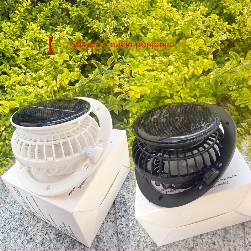 Nova kapa sa solarnim ventilatorom i odvojivim mini ventilatorom s USB punjenjem