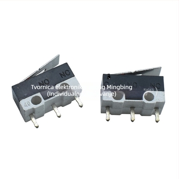 KW10 mini mikroprekidač s ravnim pogonom, 3-pin, momentni kontakt, limitni prekidač