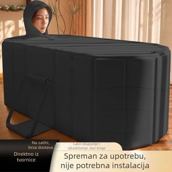 Sklopiva ledena kada za odrasle, prijenosna, bez montaže, za kućnu uporabu