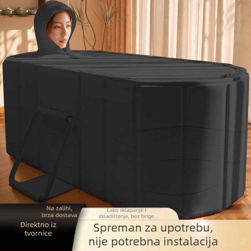 Sklopiva ledena kada za odrasle, prijenosna, bez montaže, za kućnu uporabu