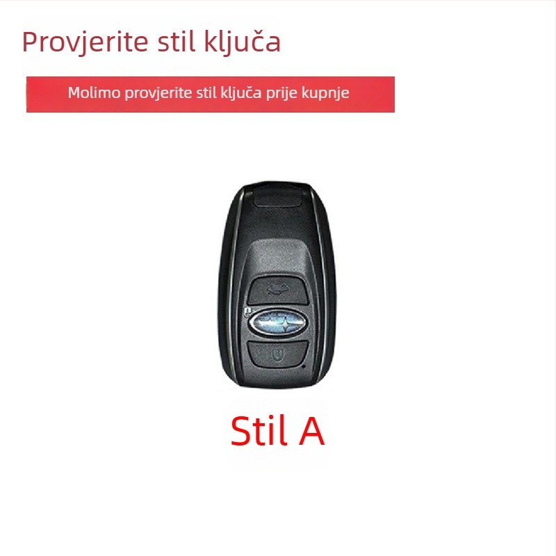 Subaru futrola za ključ Forester, XV, Outback i Legacy – cinkova zlitina s silikonskim kućištem