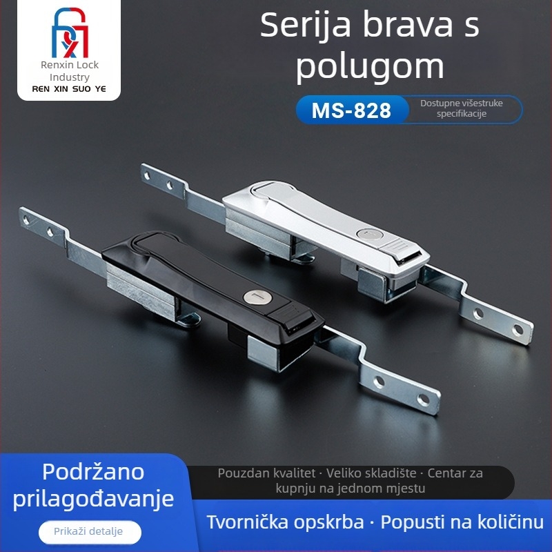 MS828 Brava za električne ormariće s spojnom šipkom, cinkova legura, za distribijske ormariće s vučnom šipkom