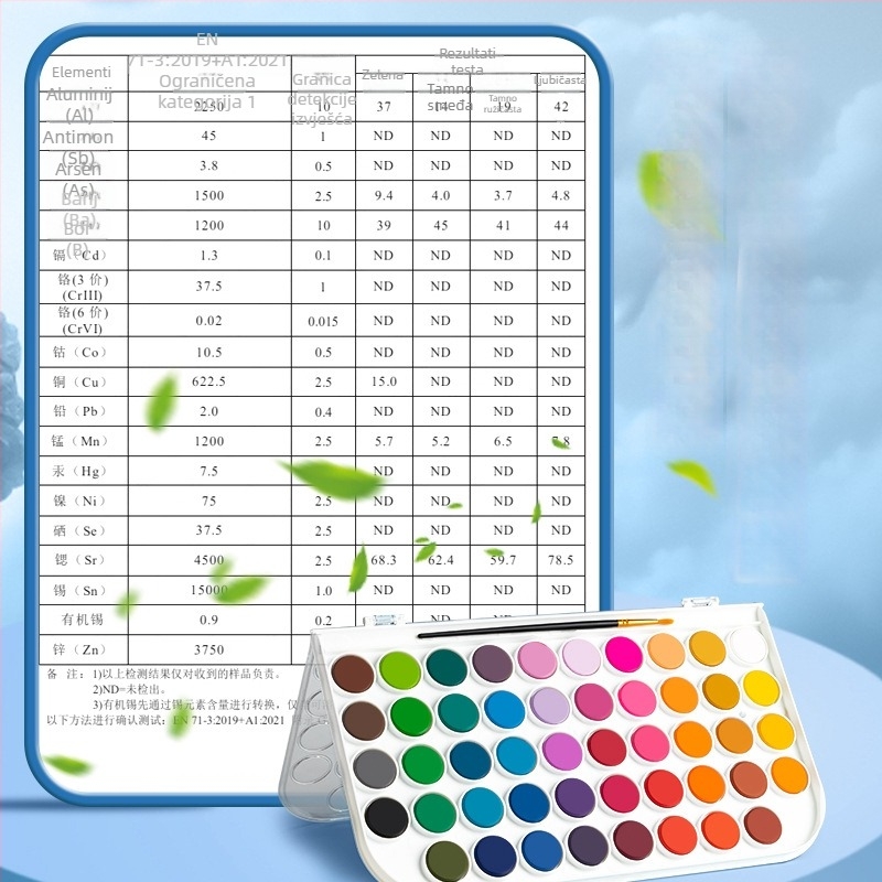 True Color Čvrsti akvarel bojice set – 12/16/28 boja za akvarel