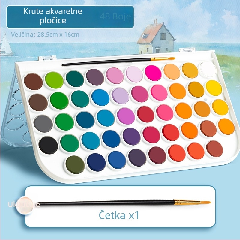 True Color Čvrsti akvarel bojice set – 12/16/28 boja za akvarel