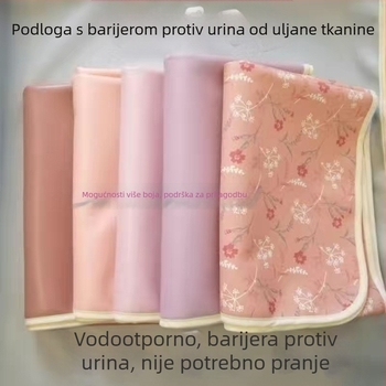 Vodonepropusna posteljina od ulja platna s podlogom protiv mokrenja za starije i bebe, mekana, pogodna za kućne ljubimce