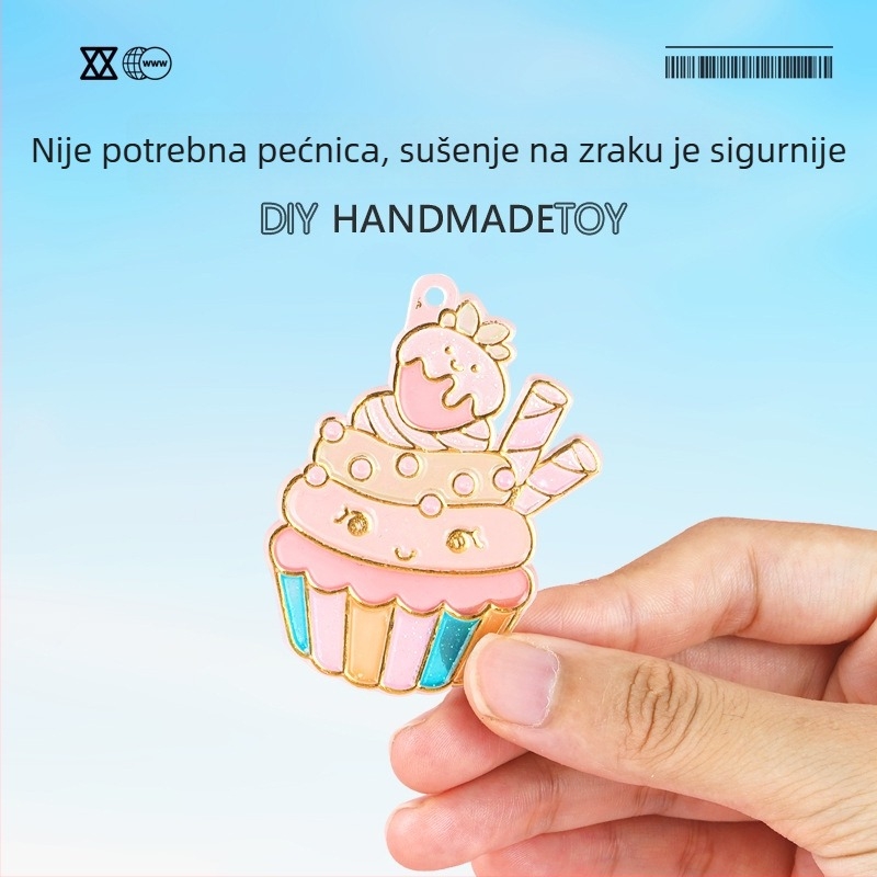 Set za umjetnost na prozoru s ljepilom bez pečenja, 3D DIY kreativno bojanje, 24 boje (10 ml svaka)