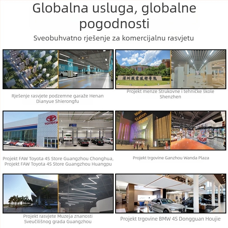 600x600 Integrirano stropno LED ravno pločasto svjetlo, 60x60 anti-refleksni panel, 5000K uredsko osvjetljenje
