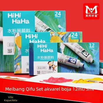 Set gouachea i akvarela za djecu – 12 boja, cijevi od 12 ml, DIY umjetnost