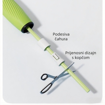 Profesionalno brzinsko užad za preskakanje s ležajevima, duljina 2,8 m, PVC užad, ručke od PP i silikonskog gela, pogodno za školske sportske aktivnosti i fitness.