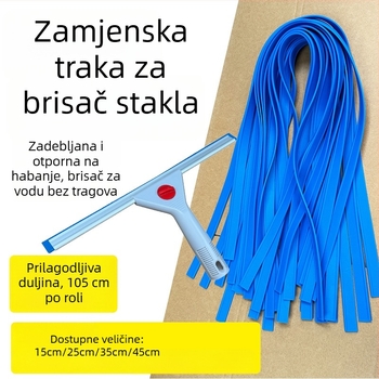 Stakleni alat za čišćenje s debelim silikonom – kućna upotreba, bez tragova vode, škrabka za površine