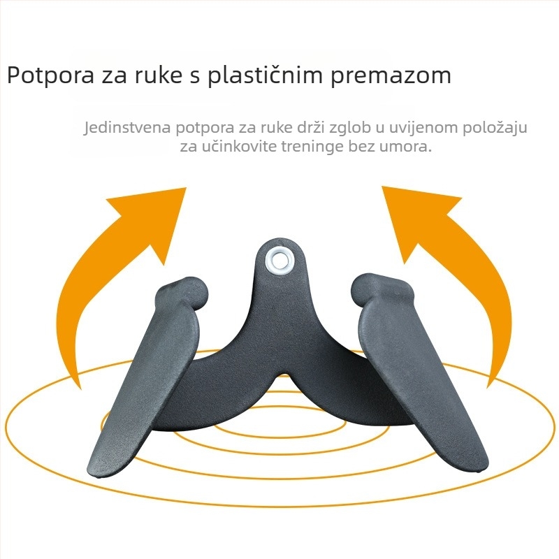 Set ručica za trening leđa: ručice za veslanje, gornje i donje vuče, neutralan zahvat, 5–8 komada