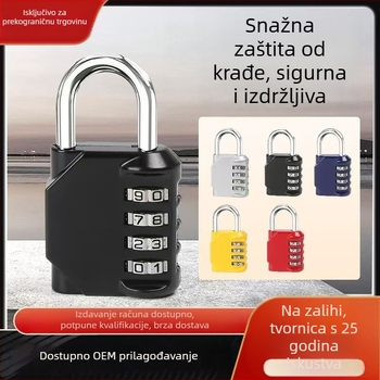 Kompaktna brava s kodom za ormare za pohranu, putne torbe, ruksake, kućnu upotrebu, domove, okvire bicikla, kacige i ormariće u teretani.