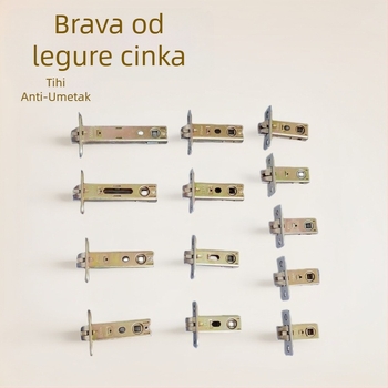 Mingwang unutarnja kvaka za drvena vrata, bakreno tijelo brave i jezičac, za kupaonicu, dijelovi od cinkog legura