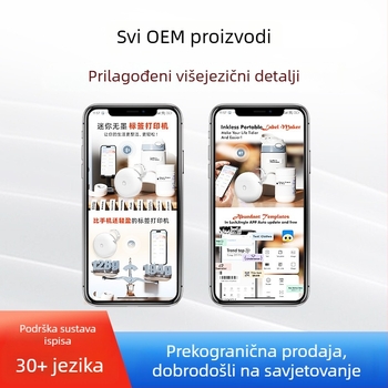 L10 mini Bluetooth termalni pisač etiketa za kućnu upotrebu – prenosni ručni pisač etiketa