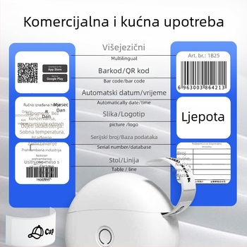 L10 mini Bluetooth termalni pisač etiketa za kućnu upotrebu – prenosni ručni pisač etiketa