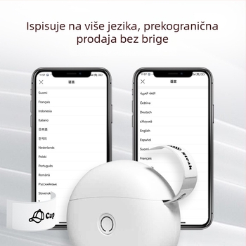 L10 mini Bluetooth termalni pisač etiketa za kućnu upotrebu – prenosni ručni pisač etiketa