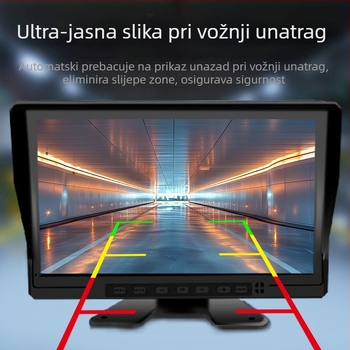 7-inčni HD monitor za vozila s AHD ulazom za vožnju unazad, za kamione i autobuse